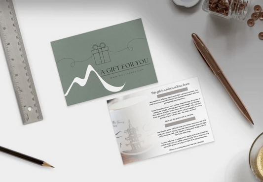 Personalised Mug Set Gift Card