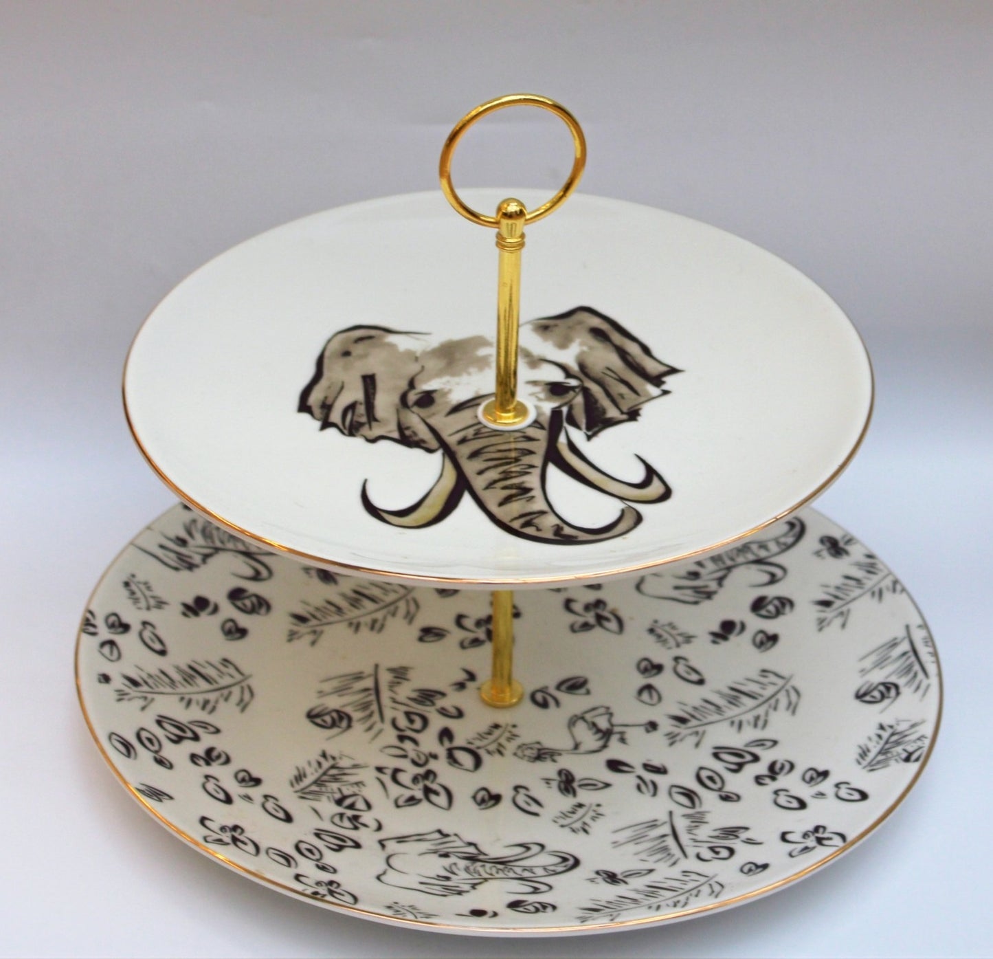 Kenya 2-Tier Cake Stand