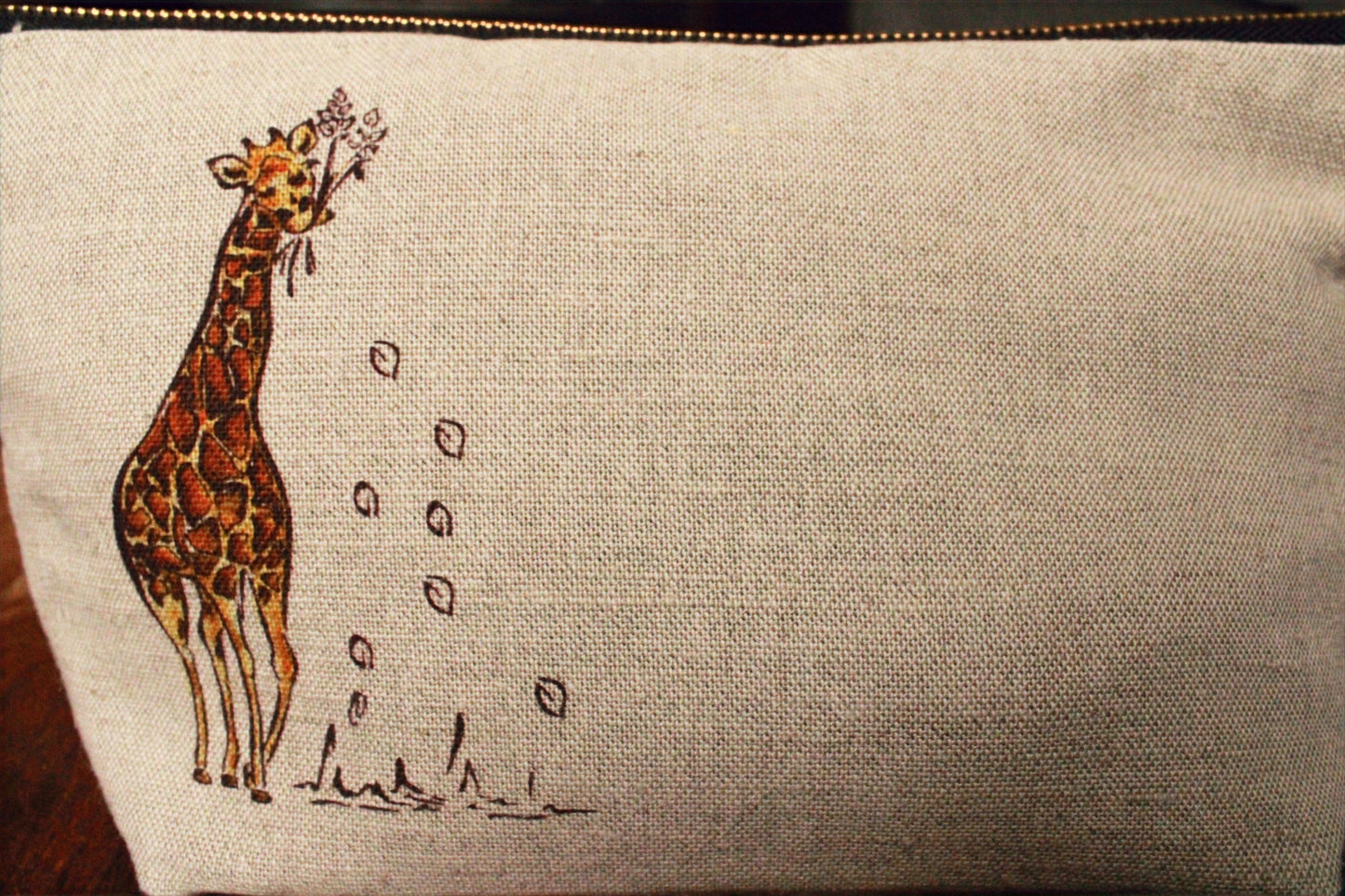 Amboseli Giraffe Luxury Toiletries Bag