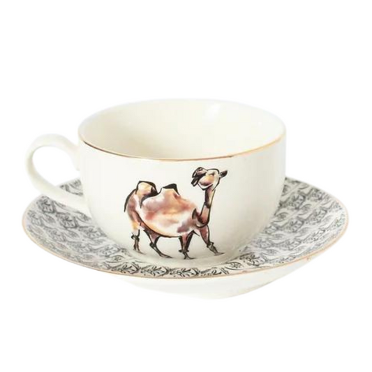 Bedouin Tea Cup and Saucers  (set of 2)
