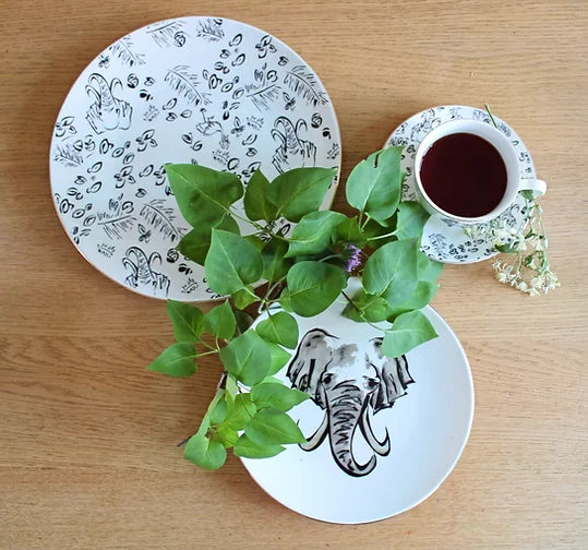 Kenya Dinner plates  (set of 4)