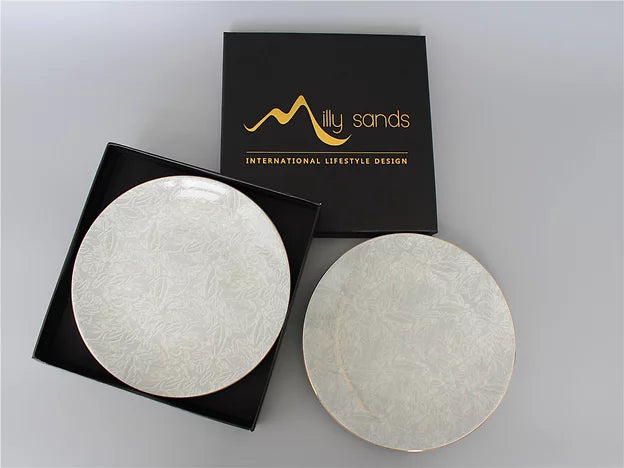 Cheshire Grey side plates set of 2