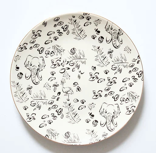 Kenya Dinner plates  (set of 4)