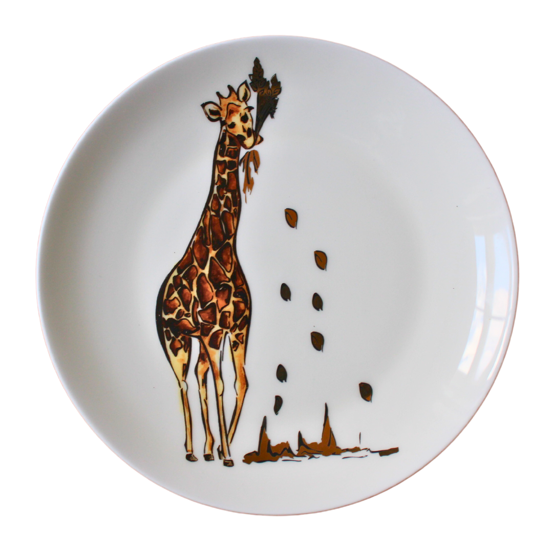 Amboseli Giraffe Side Plate