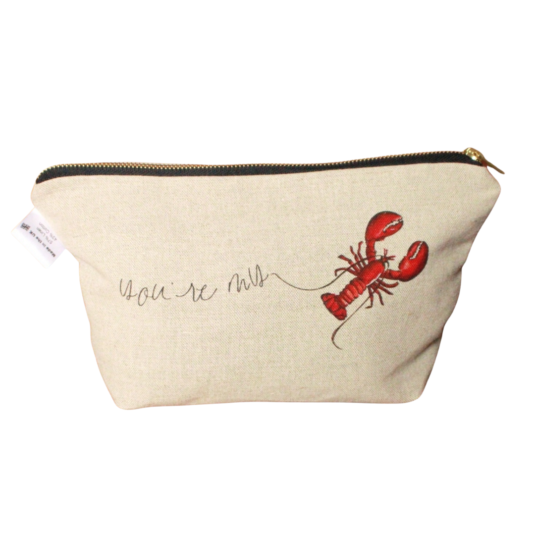 Bali Lobster luxury Toiletries Bag