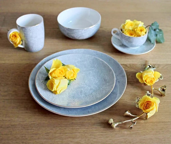 Cheshire Grey Dinner Plates Set of 4